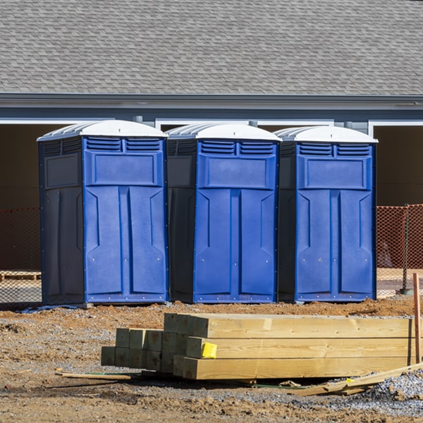 are there any restrictions on what items can be disposed of in the portable toilets in Gaston NC